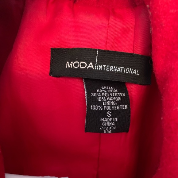 Victoria’s Secret wool red coat - Picture 5 of 7